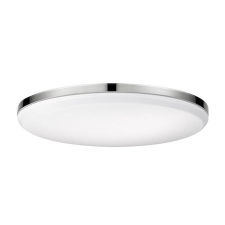 Globe Electric Globe Electric Ellington 2 in. H X 14 in. W X 14 in. L Chrome Ceiling Light 65584